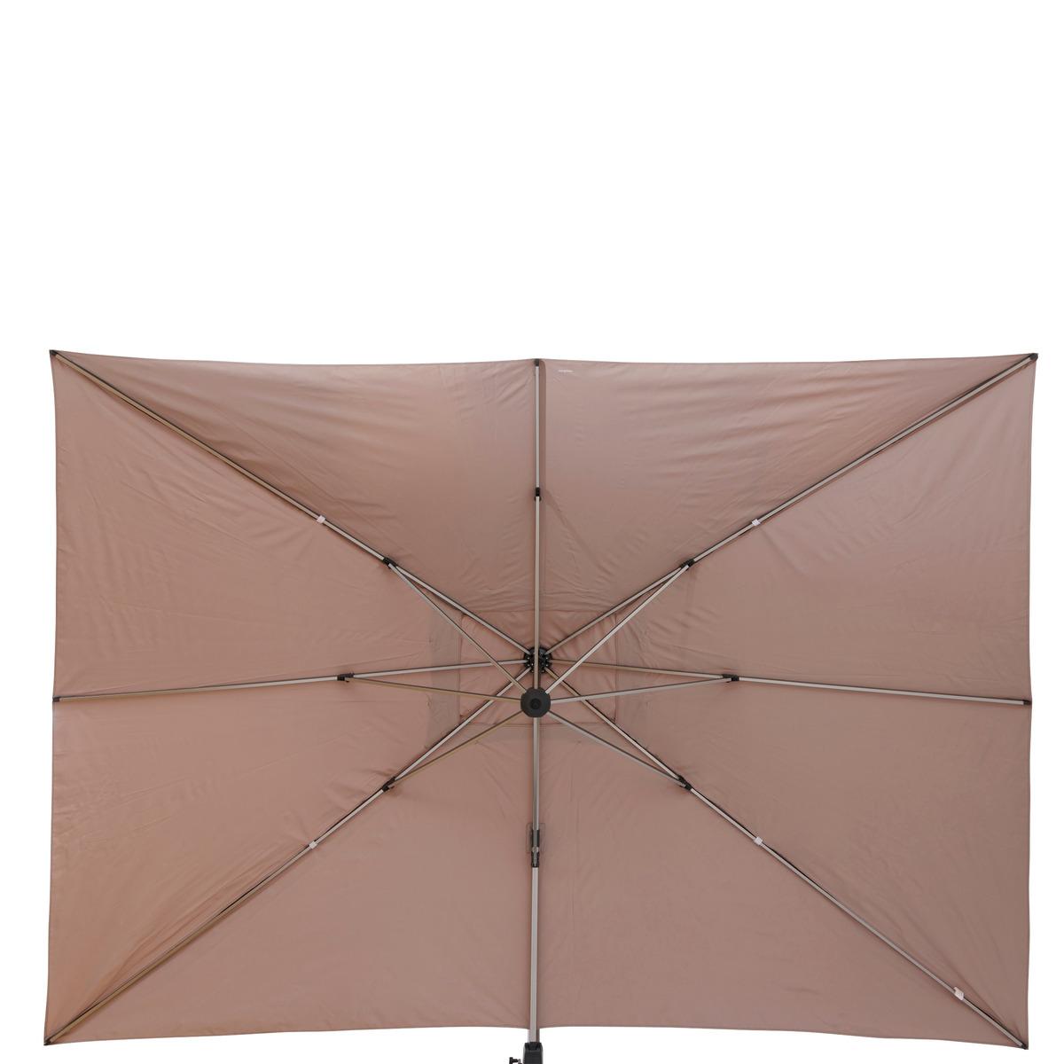 PARASOL DECENTRE EQUADOR 4X3M TAUPE
