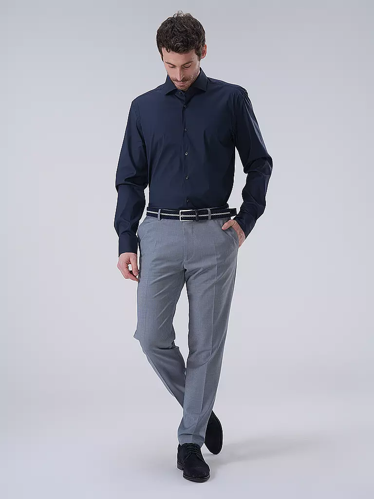 BOSS Hemd Slim Fit P-HANK dunkelblau