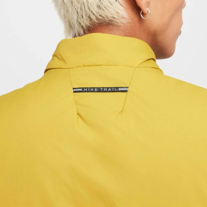 Nike Herre Veste Therma-FIT Primaloft Trail Vest Gul