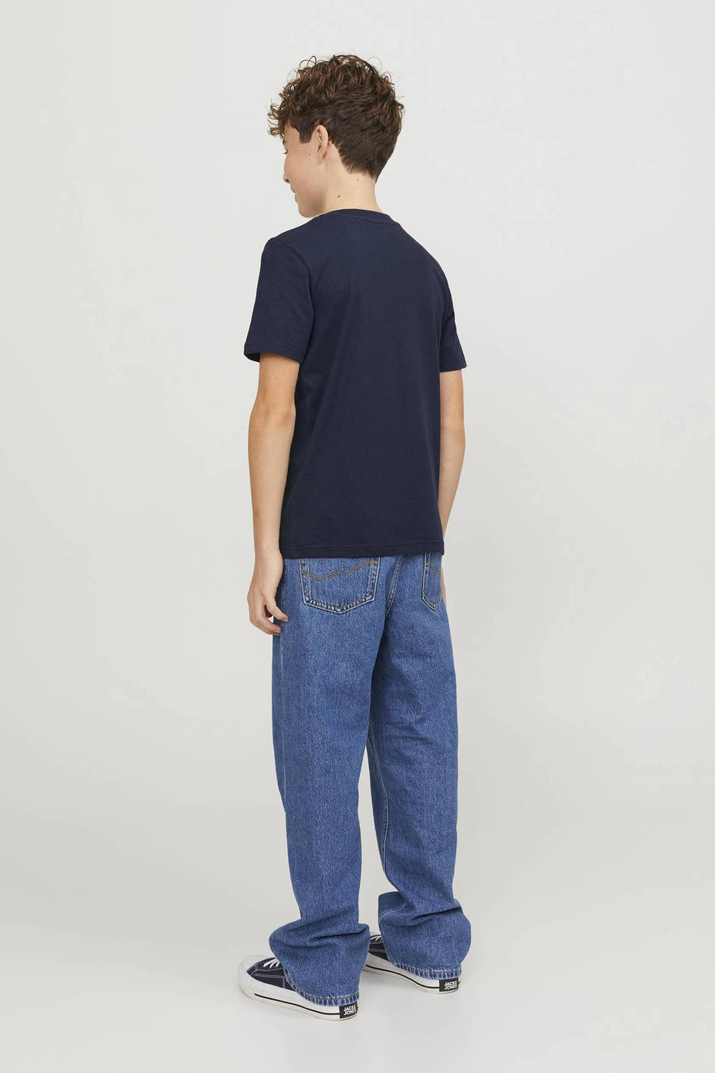 JACK & JONES T-shirt JORHEAVENS met printopdruk donkerblauw