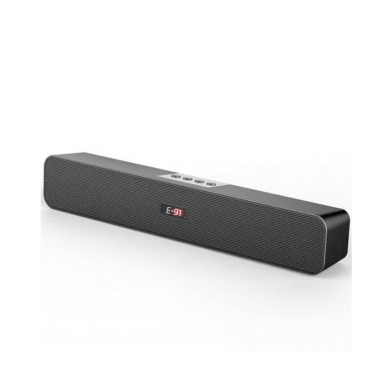 (10W) Bluetooth Stereo Smart Soundbar Heimkino TV Lautsprecher mit USB / Aux-In / Micro SD Karte - Schwarz