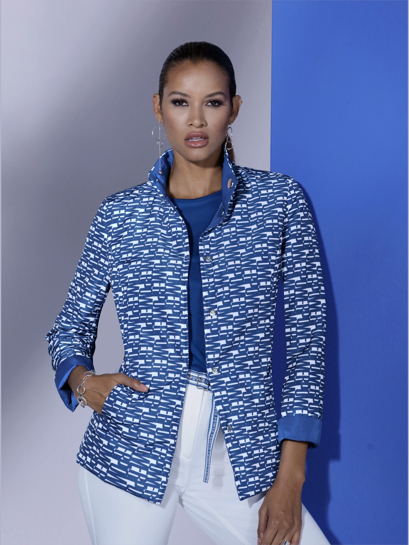 Veste réversible réversible : superbe des 2 côtés