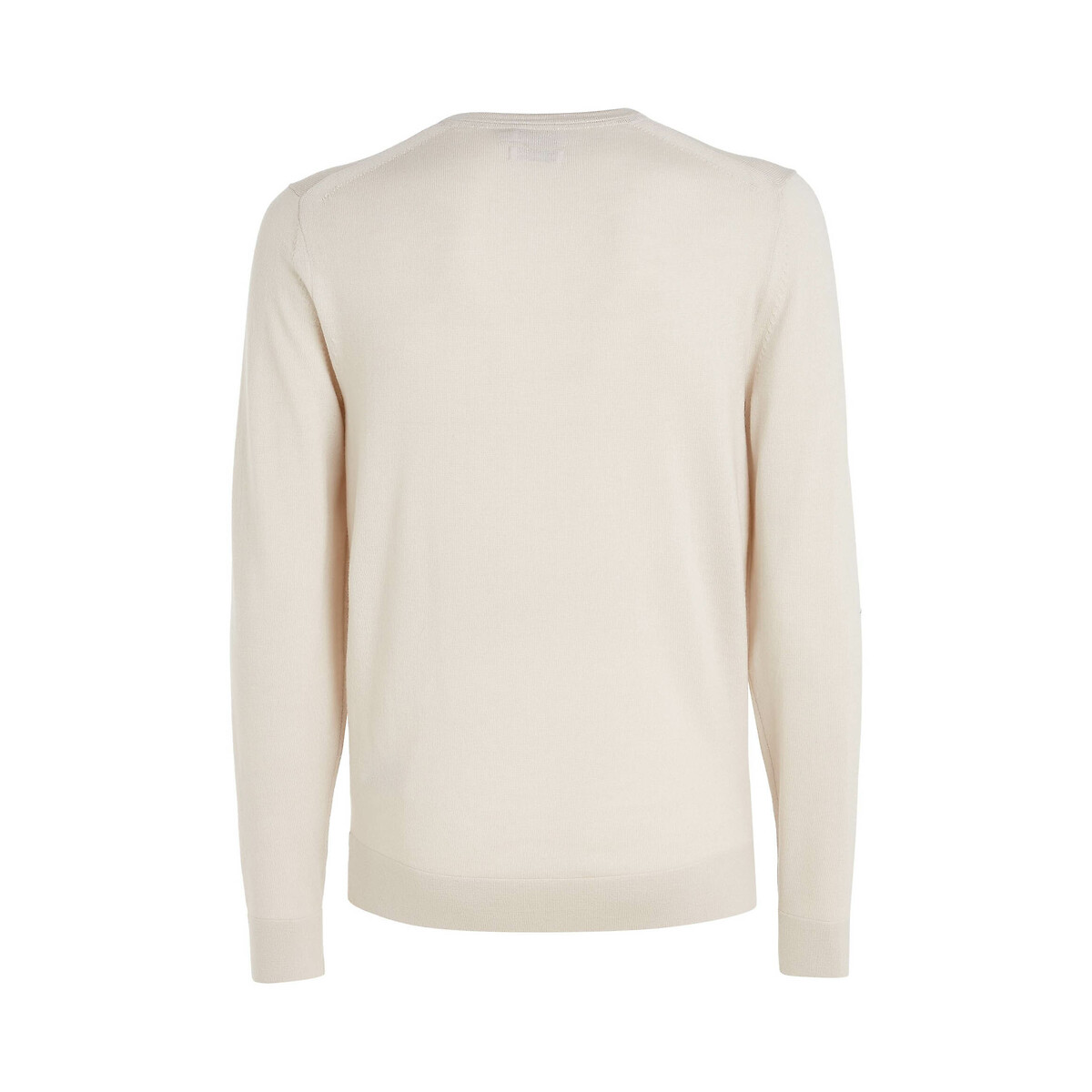 CALVIN KLEIN<br>Suéter de lã com gola redonda