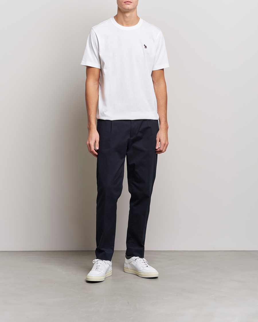 PS Paul Smith Organic Cotton Zebra T-Shirt White