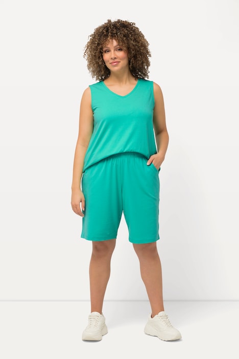 Jerseyshorts, Taschen, Elastikbund