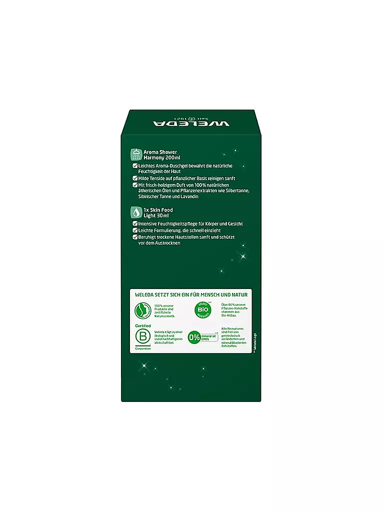 WELEDA Geschenkset - WINTERHARMONY - Geschenkset Harmony & Skin Food Light 200ml / 30ml keine Farbe