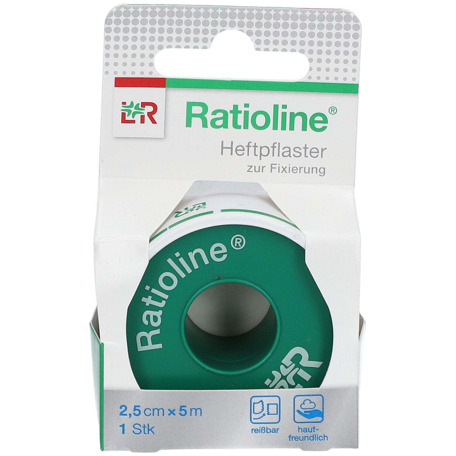 Ratioline® acute Heftpflaster 2,5 cm x 5 m