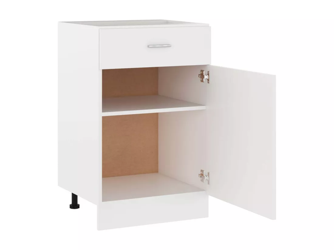 Armoire de cuisine Blanc 50x46x81,5