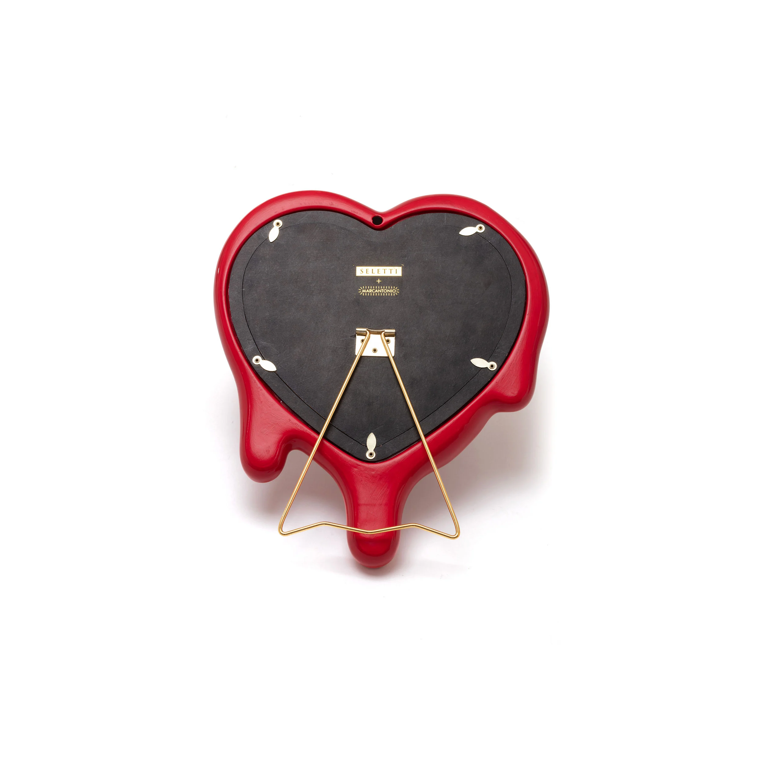 MELTED HEART - Miroir céramique | Rouge