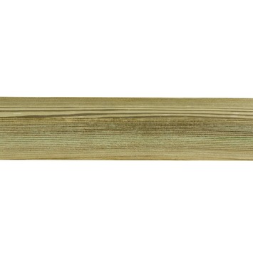 Tuinpaal vierkant vuren hout geïmpregneerd 5 x 5 x 120 cm