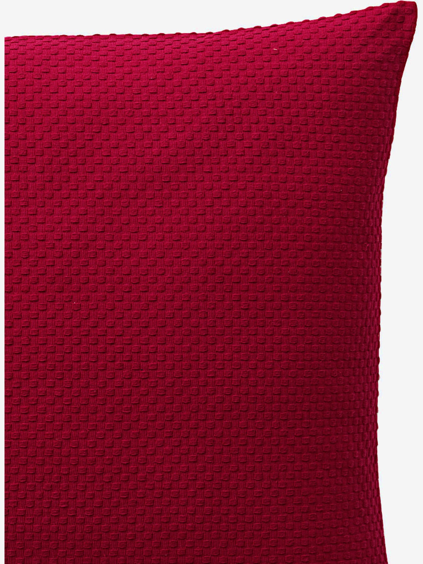 Housse de coussin tissé en relief