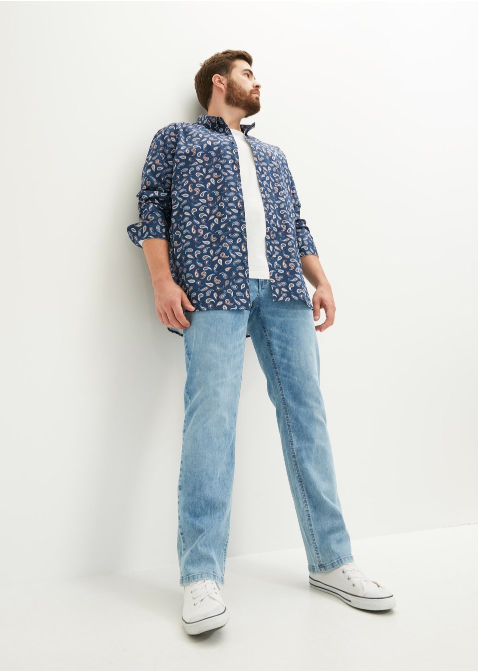 Chemise manches longues coupe confort