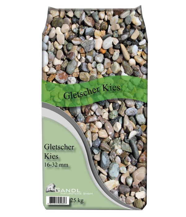 Gandl Gletscherkies, 16 - 32 mm, bunt, 25 kg