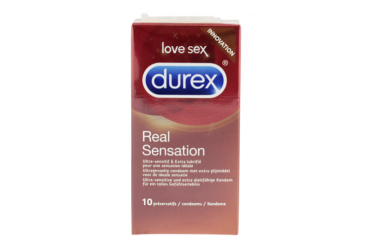 Real sensation 10 préservatifs latex