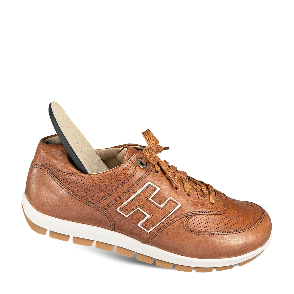 DAMEN - Sneaker LUGANO cognac