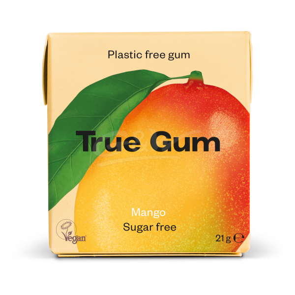 True Gum Mango suikervrij (21 gr)