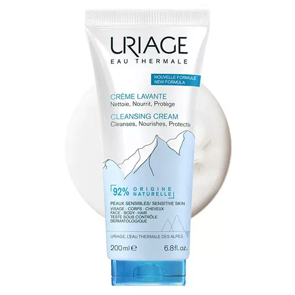 Creme de limpeza e nutrição Uriage para rosto e corpo 200ml