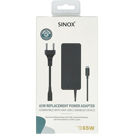 Sinox USB-C PC strømforsyning 65 Watt