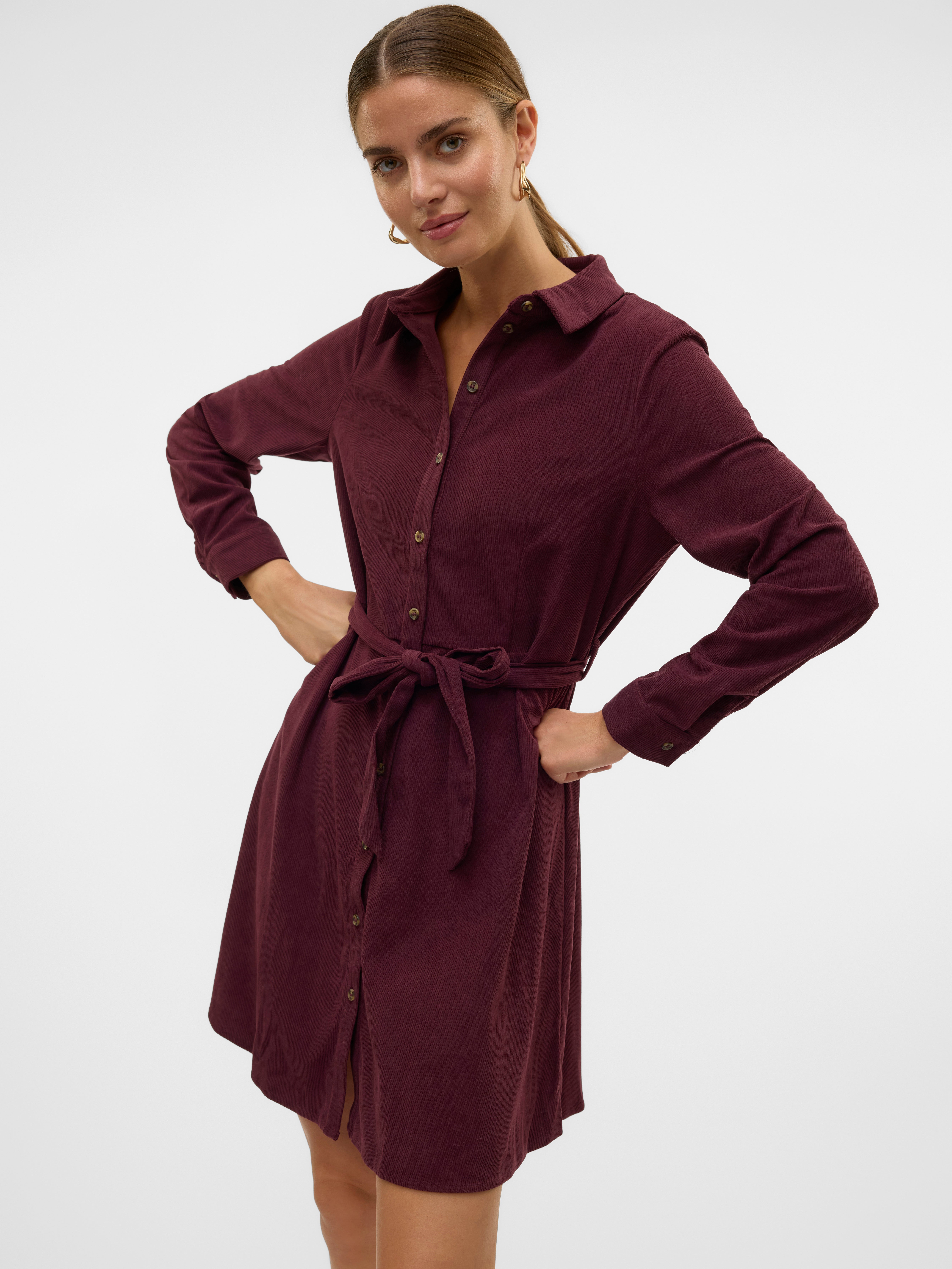 VMVILJA Korte Corduroy jurk