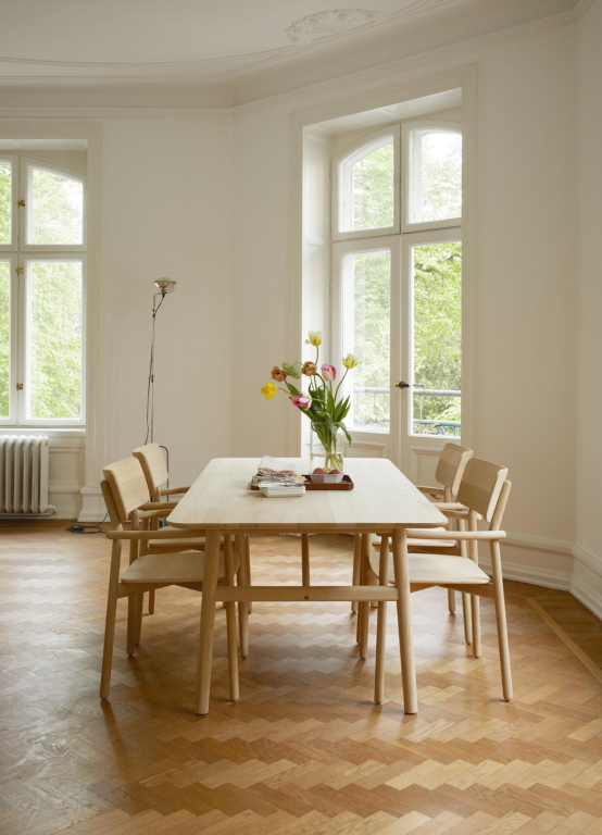 Fritz Hansen Hven eettafel 190x94 No treatment