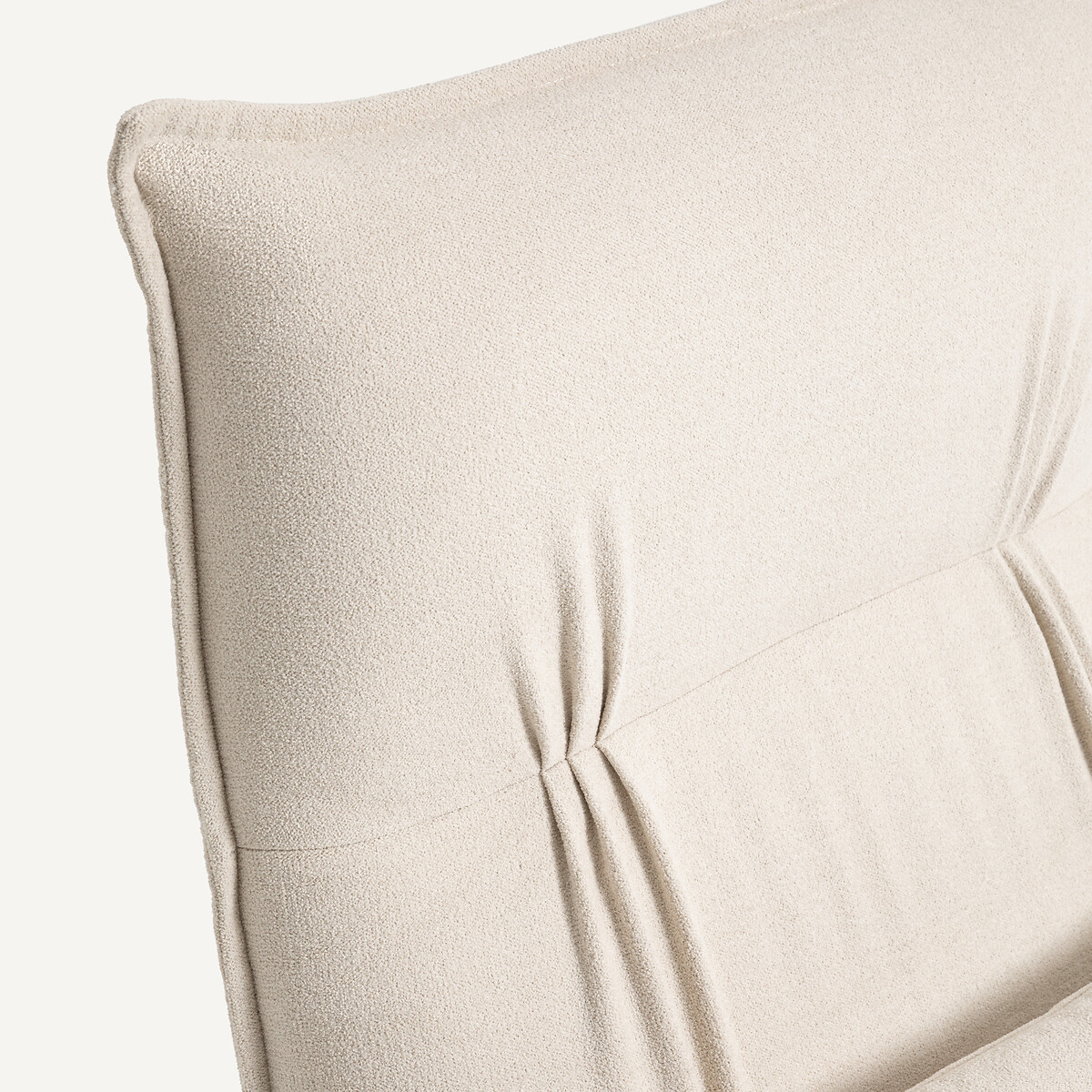 AM.PM<br>Poltrona de chenille com encosto de cabeça ajustável Paol