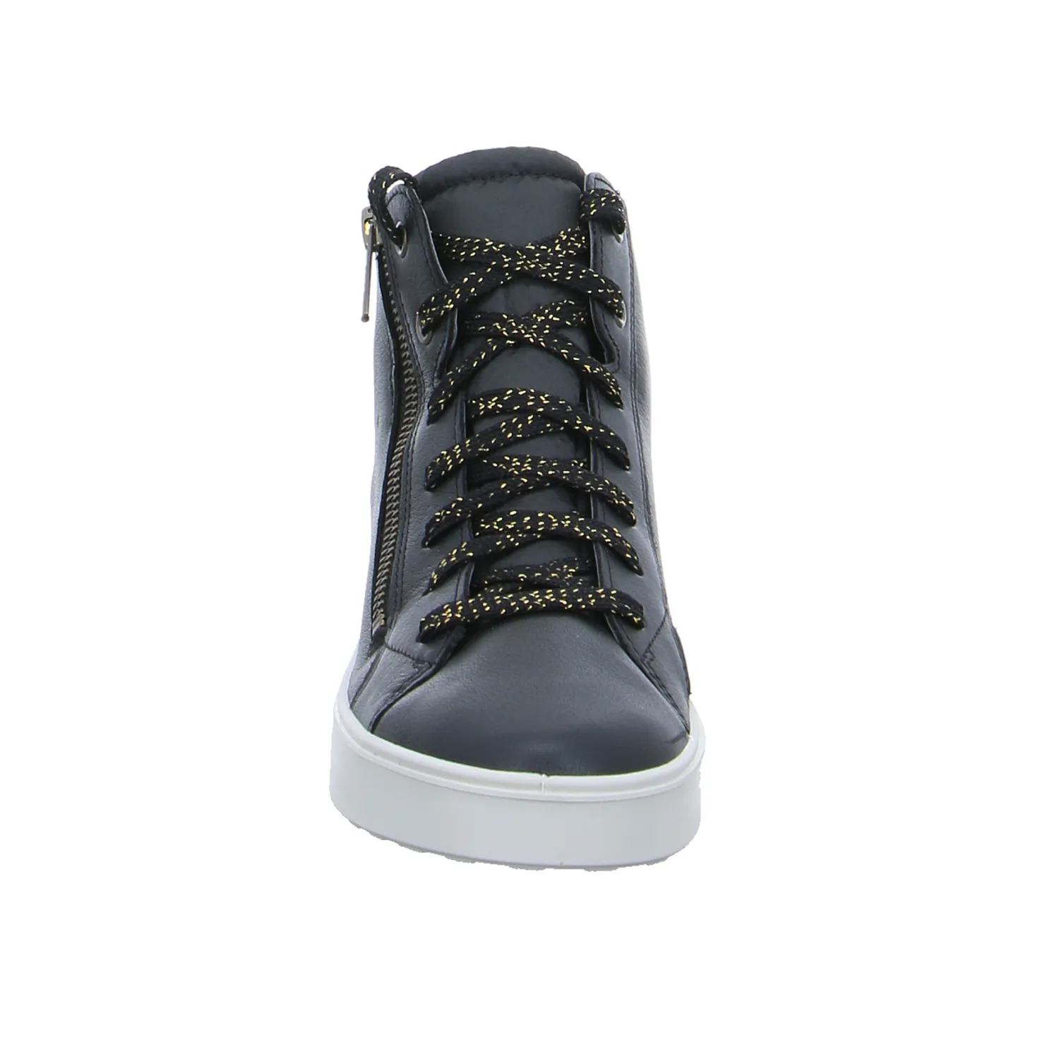 SUPERFIT Jugend-Boot Schwarz Leder  Sneaker high
