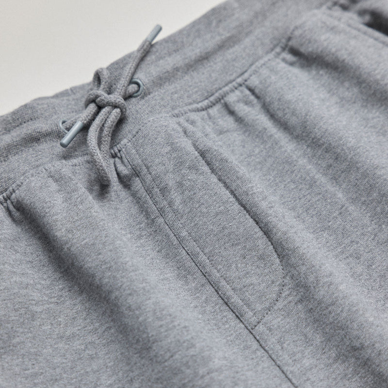 Sweatshorts Herren aus Bio-Baumwolle Hellgrau