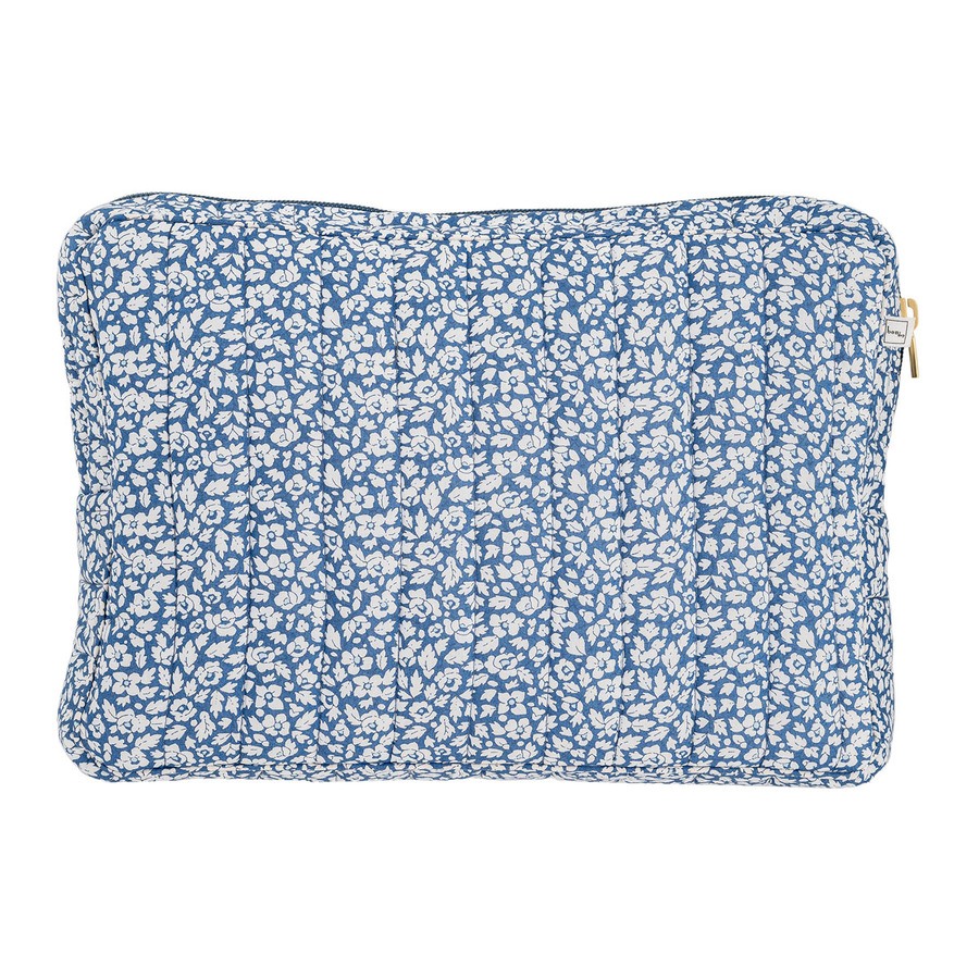 Bon Dep Pouch Big Mw Liberty Feather Blue
