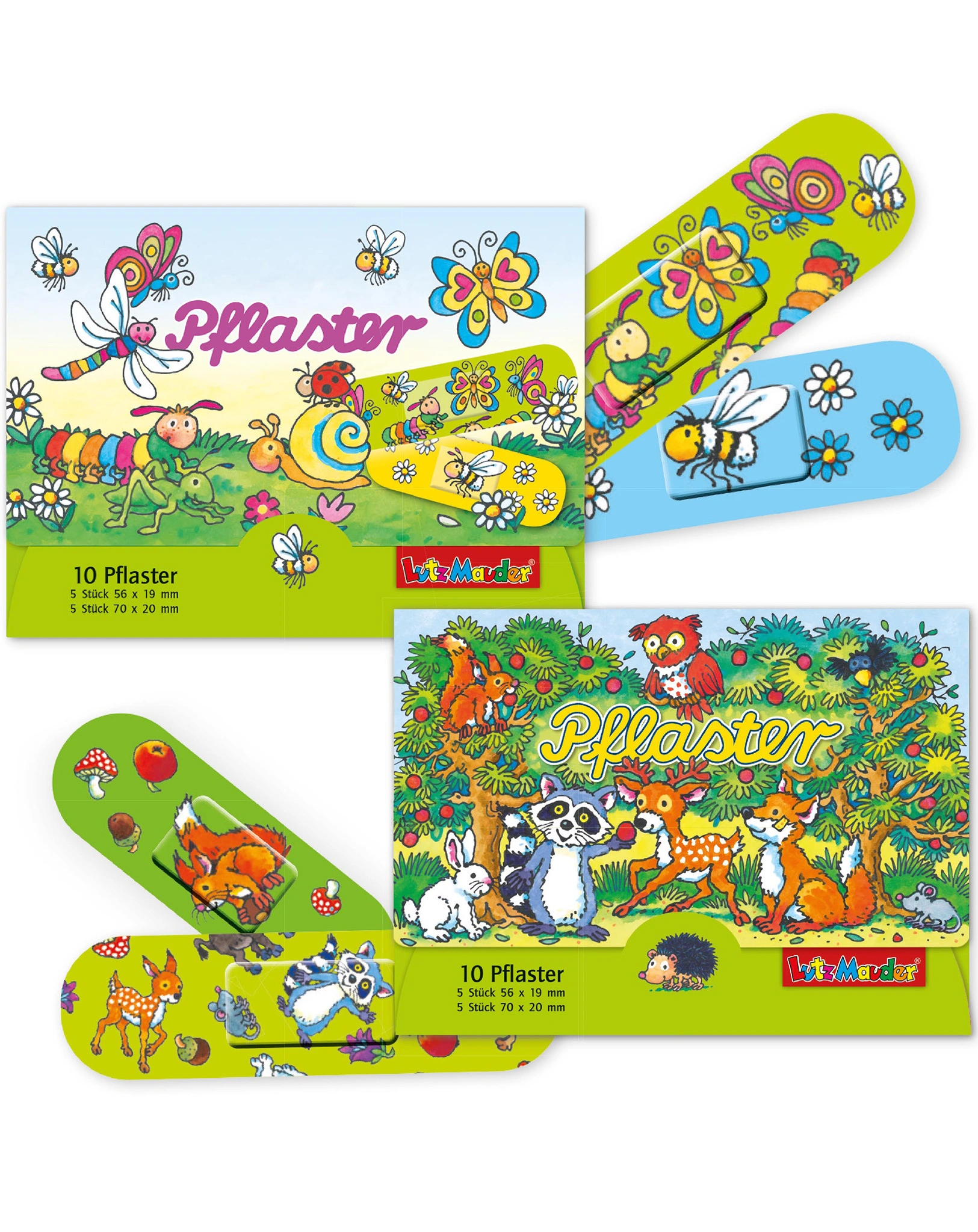 Pflaster-Set FRÜHLINGSTIERE / WALDTIERE