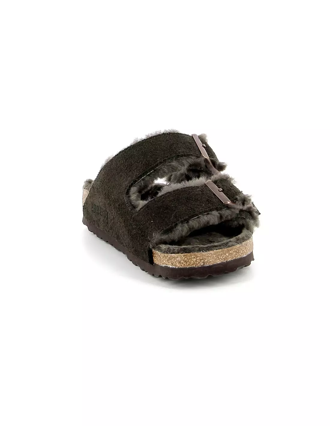 BIRKENSTOCK ARIZONA LEATHER - Mules & sabots Marronfoncé