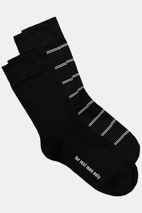 JP1880 Socken, 2er Pack, Ringel, uni