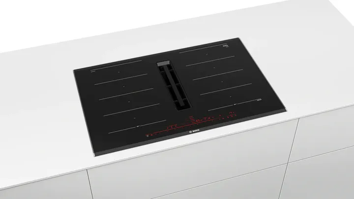 Bosch PXX875D57E Serie | 8 Induktionskogeplade med integreret emhætte 80 cm