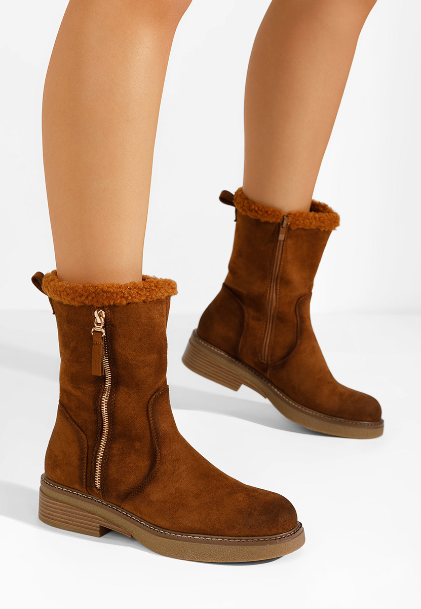 Bottes courtes femme chameau Midna V3
