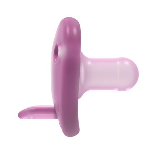 Lot de 2 Soothie cœur 0/3 mois Rose clair/Rose framboise - AVENT