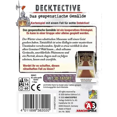 Asmodee Abacusspiele Decktective Das gespenstische Gemälde