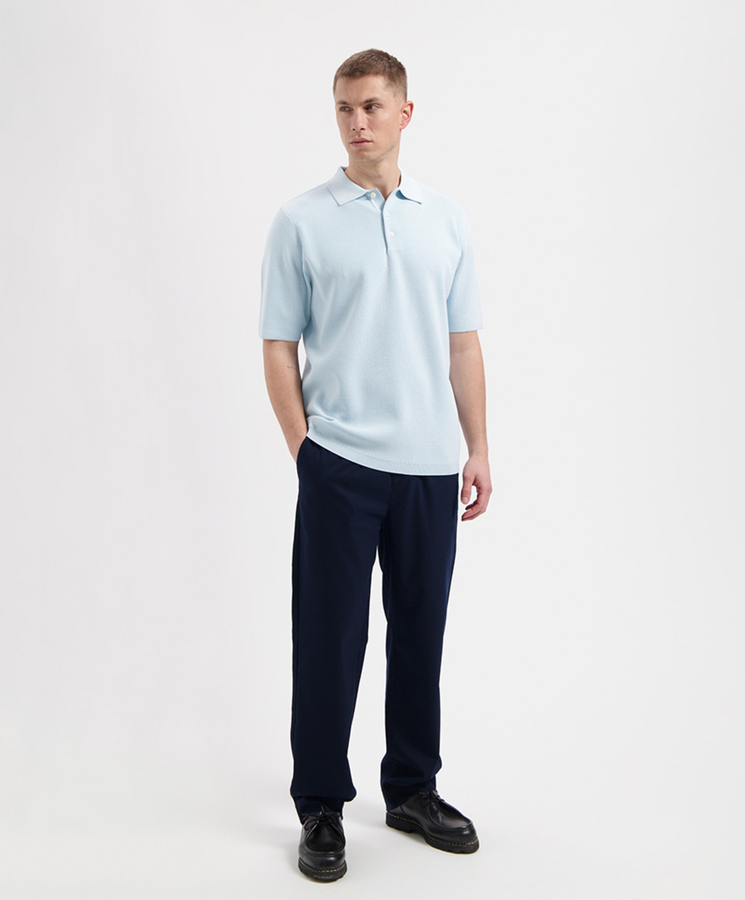 Law of the Sea Heren polo blauw