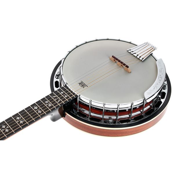 Harley Benton BJ-65Pro 6 String Banjo Bundle