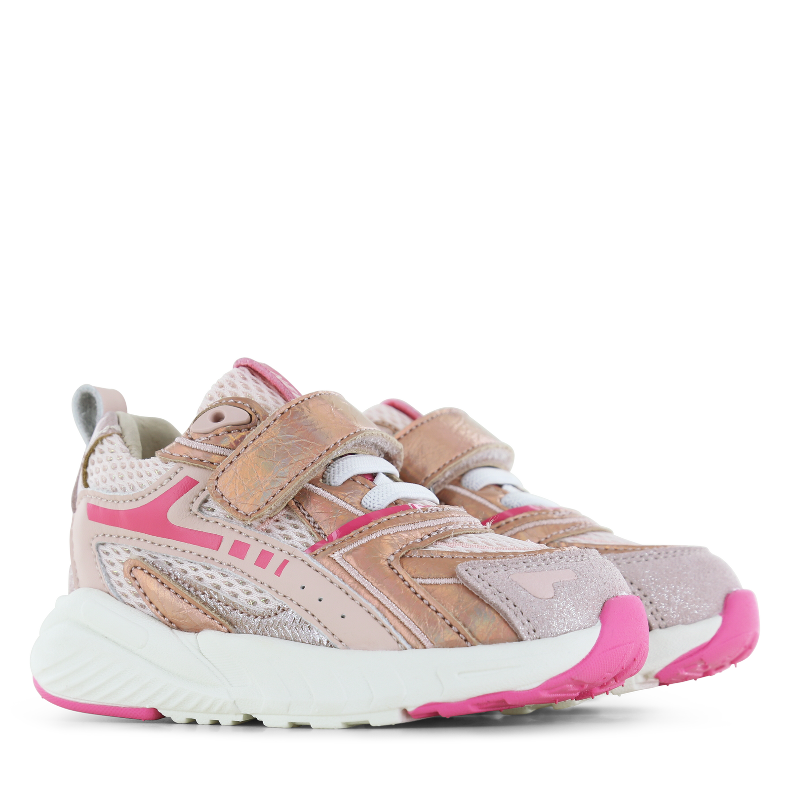 Shoesme rosé sneakertje Mesh, Microfiber leer, Suède | Meisjes schoenen