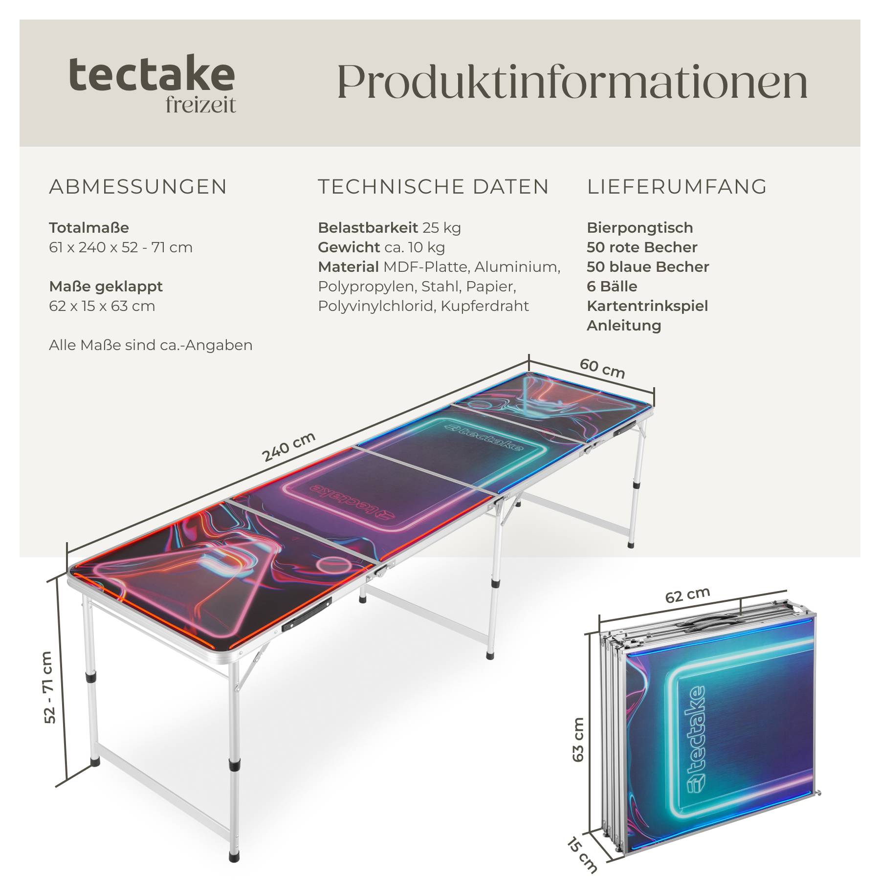 Bierpongtisch BeerWars I