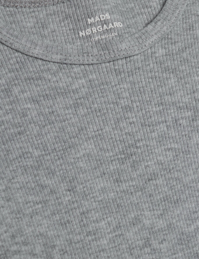 Mads Nørgaard - Copenhagen Soft Solid Rib Body Grå