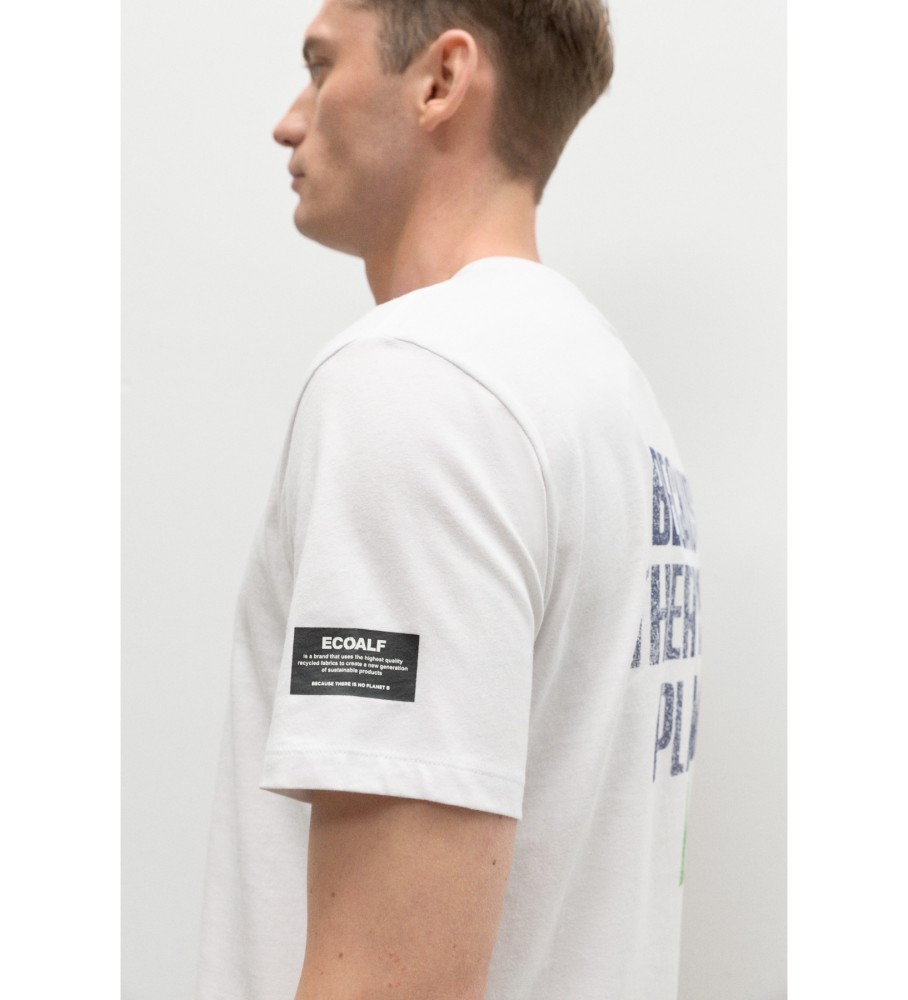 Camiseta branca ECOALF Minaalf Back