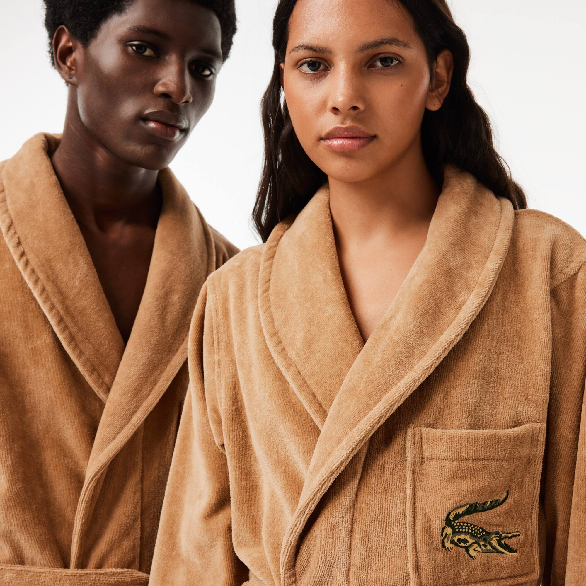Peignoir L René Peignoirs de bain - Marron - Lacoste - Unisex