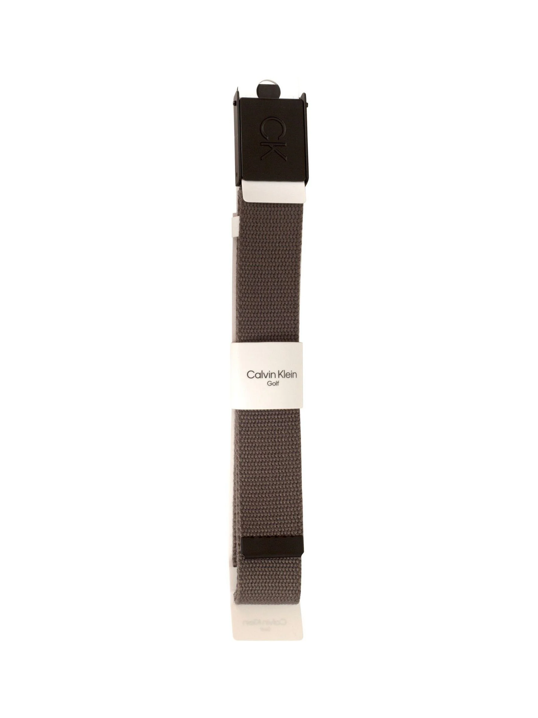 Grijs - Calvin Klein Golf Monogram Buckle Belt