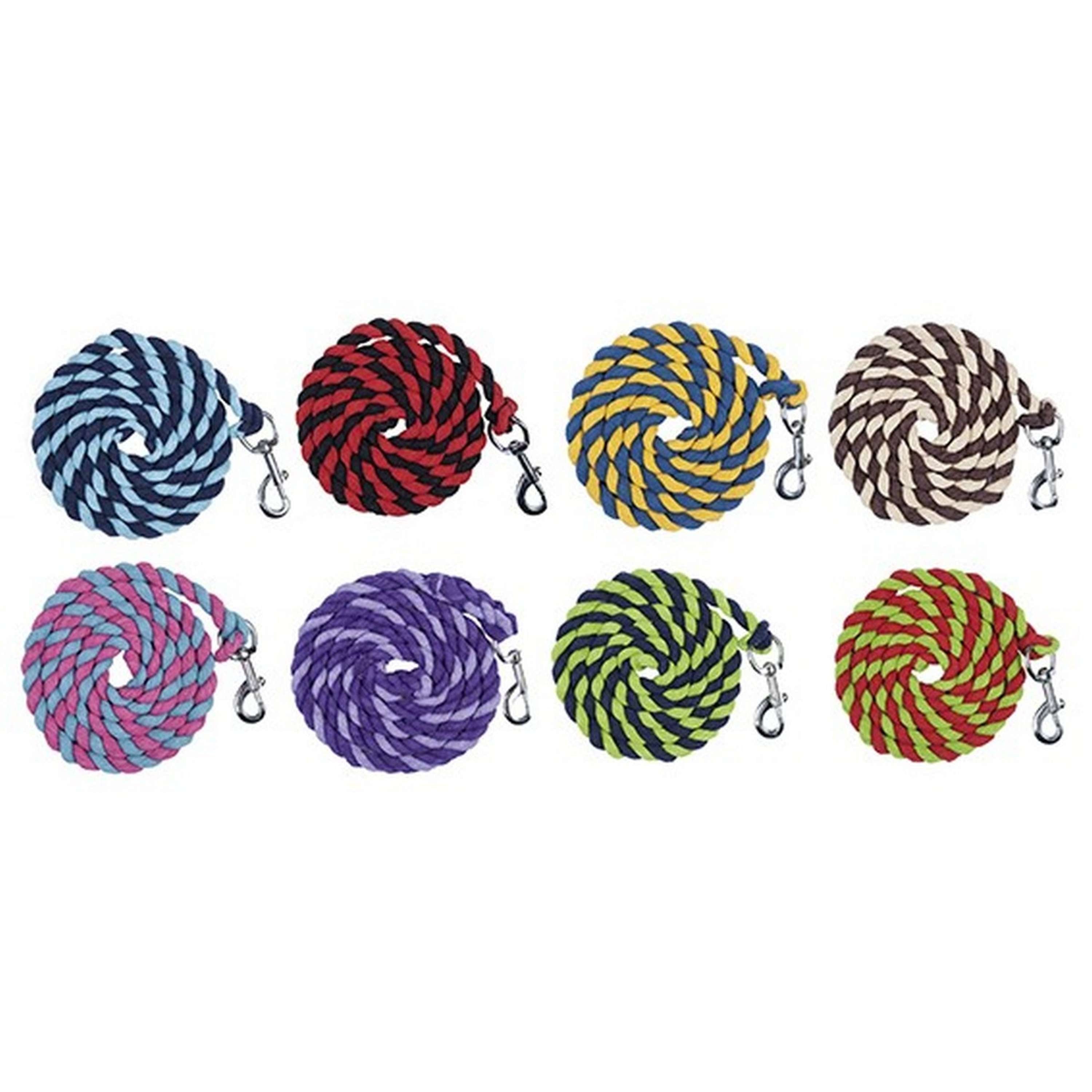 HKM Touw Cotton Met Musketonhaak Gesorteerd