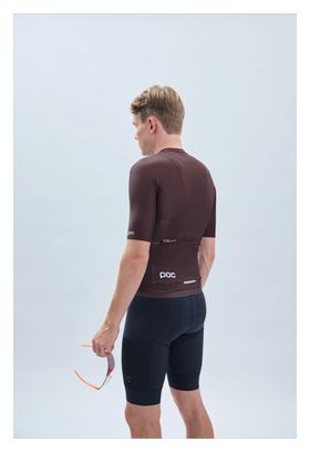 Maillot Manches Courtes Poc Pristine Axinite Marron