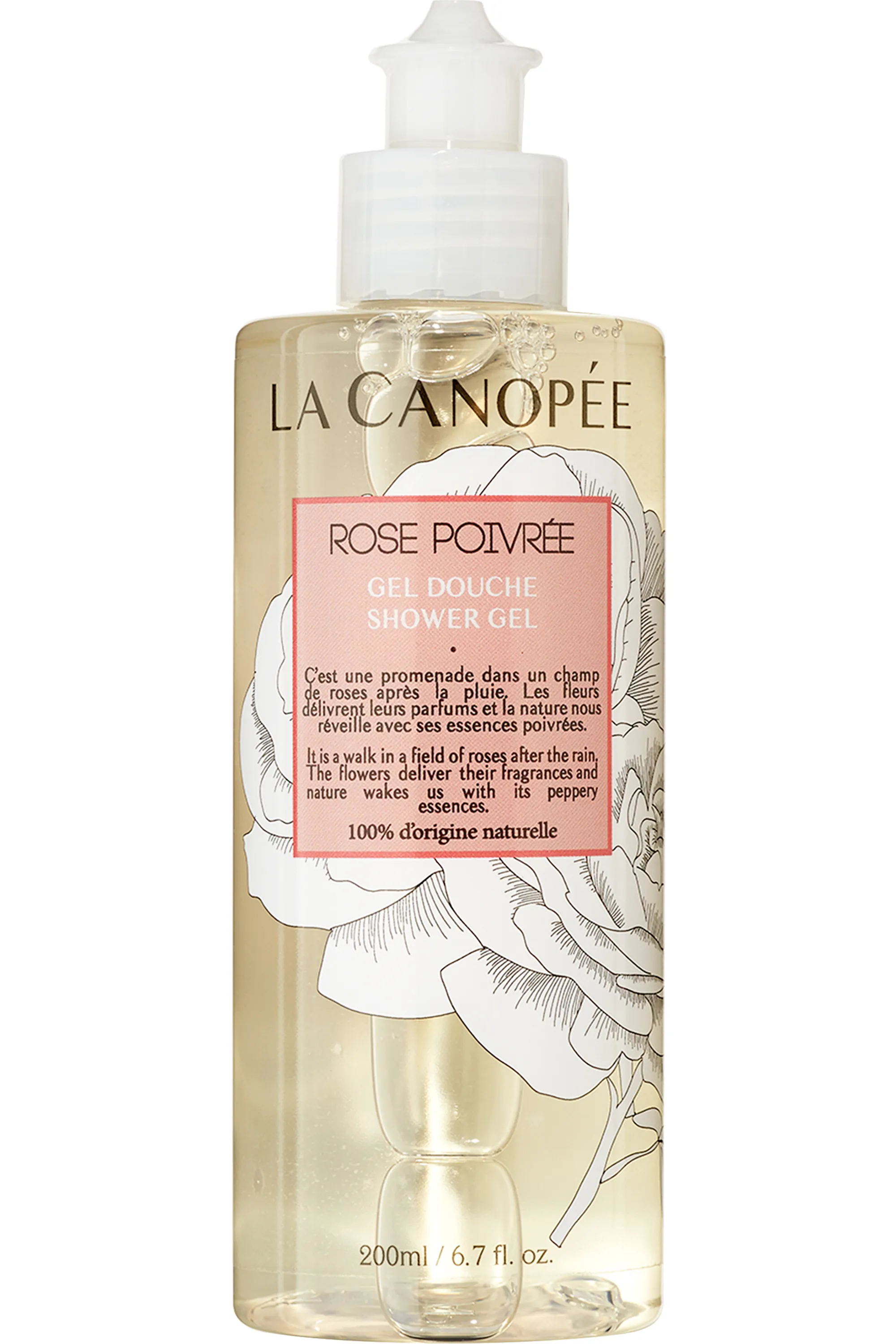 La Canopée Gel douche Rose Poivrée-200 ml