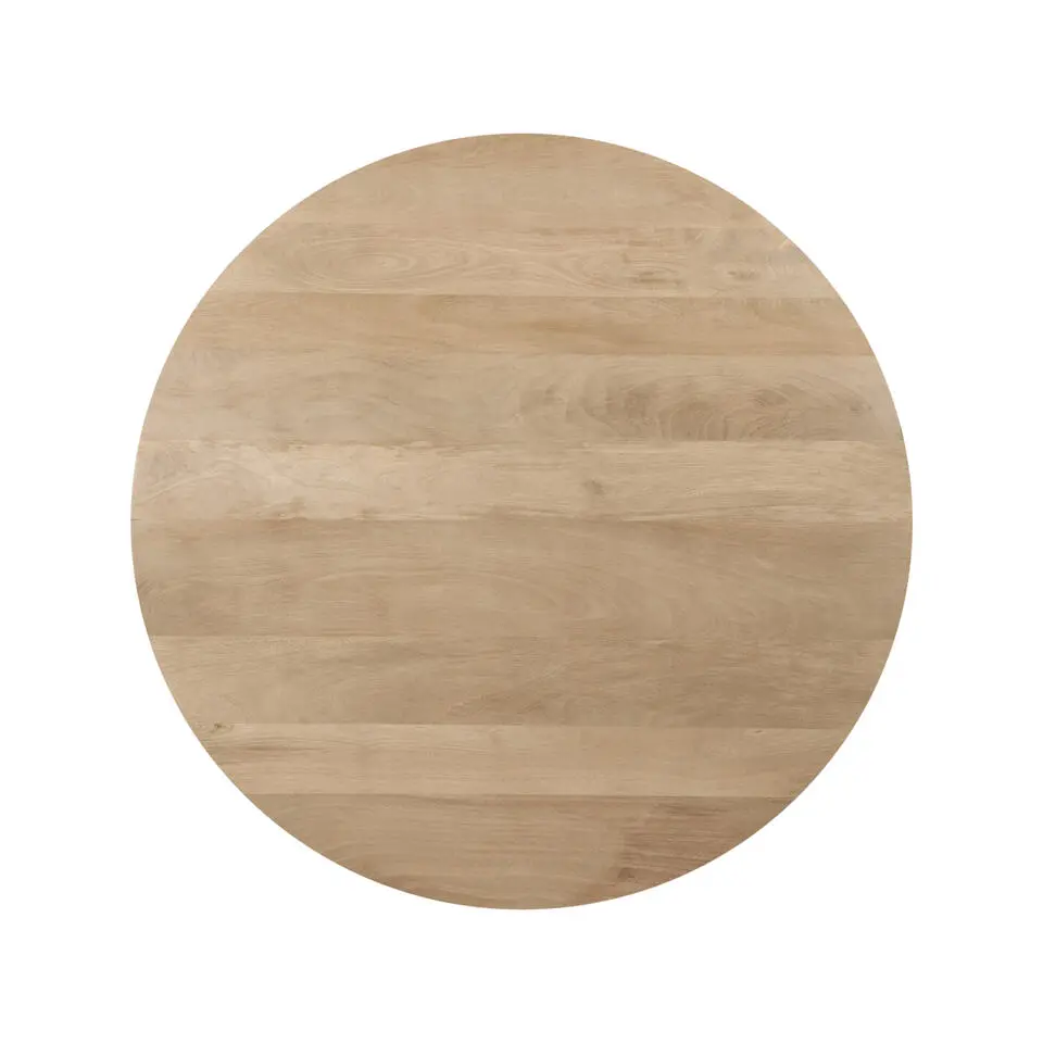 Lewis & Loft Eettafel Lian - Rond ⌀120 - Mangohout - Naturel