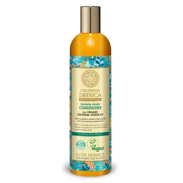 Natura Siberica - Bálsamo de Espinheiro-marinho para Todos os Tipos de Cabelo 400ml