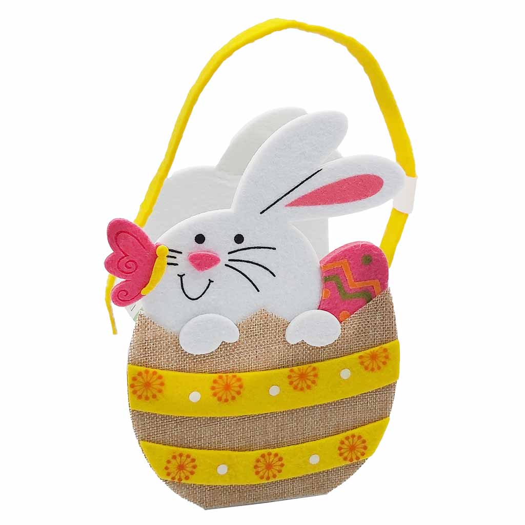 Ostertasche aus Filz mit Hase - Osterdeko