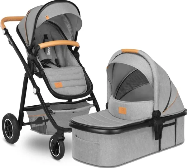 Lionelo Strollers - Lo-Amber 2In1 Kombi vogn - Grey Stone